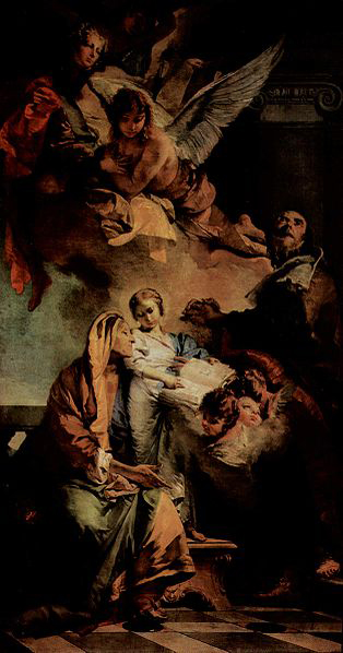 Giovanni Battista Tiepolo Erziehung Mariens